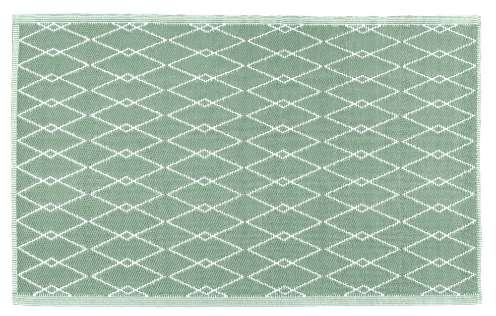  Buitenkleed MESH Green / White - 230 X 160 Cm