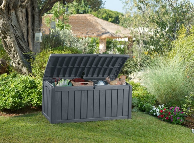  Keter Glenwood Opbergbox 390L Grafiet