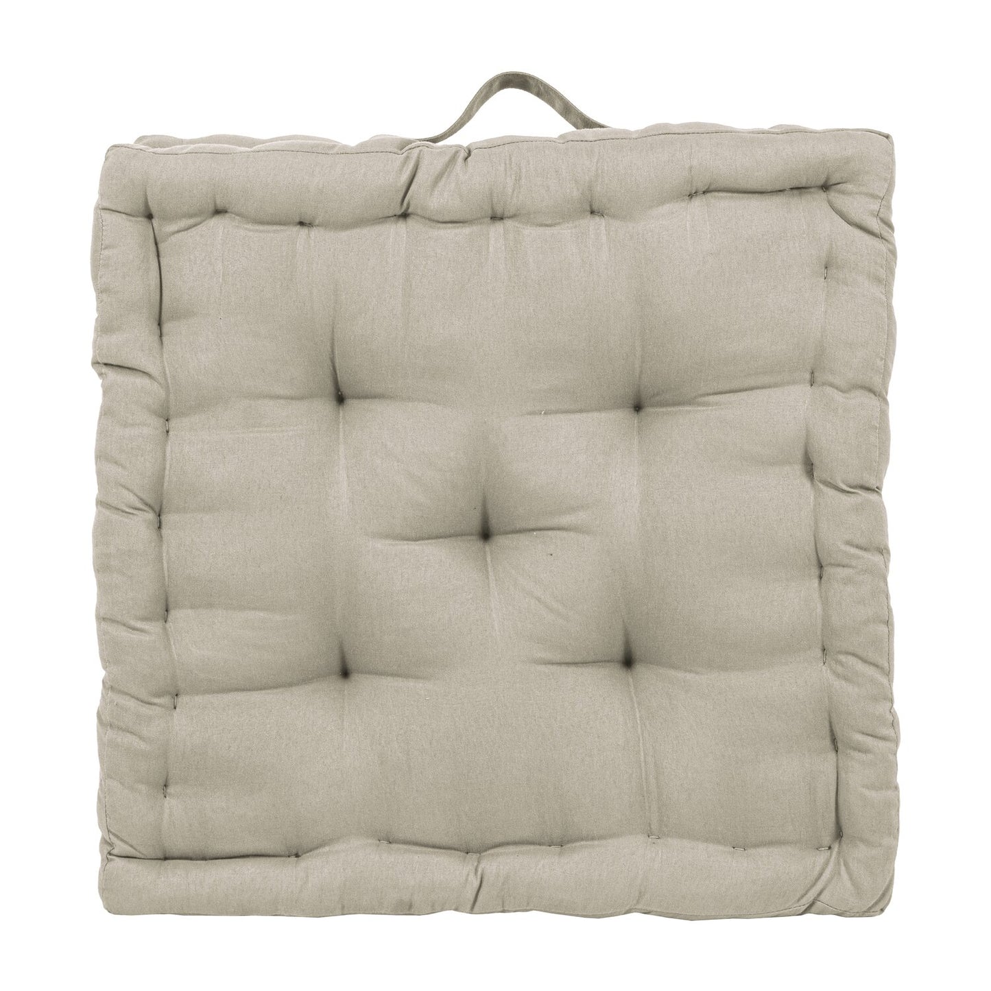  Stoelkussen 40 X 40 X 8 Cm Beige
